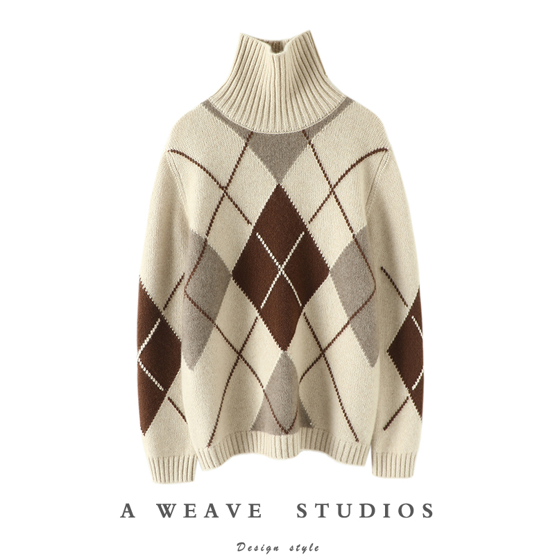 冬凤凰高端100%纯山羊绒衫