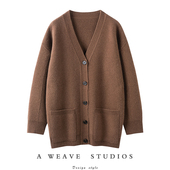 女中长款 这个调调一眼爱了 重磅900克加厚100%纯山羊绒开衫 外套