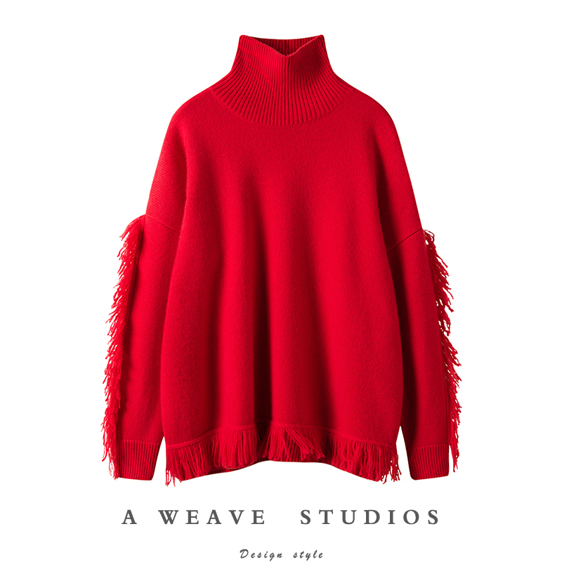 冬凤凰高端100%纯山羊绒衫