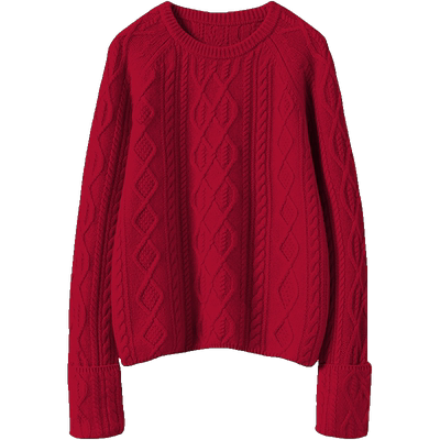 冬凤凰高端100%纯山羊绒衫