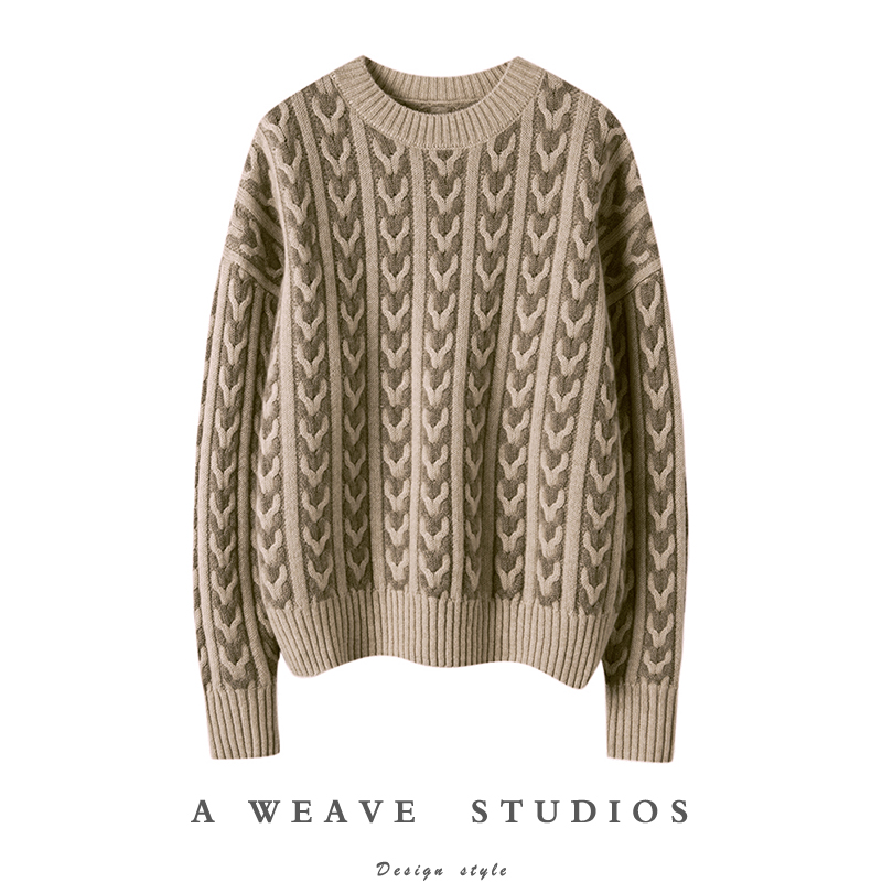 冬凤凰高端100%纯山羊绒衫