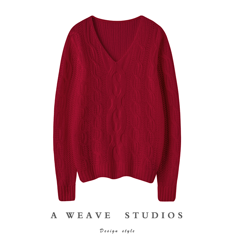 冬凤凰高端100%纯山羊绒衫