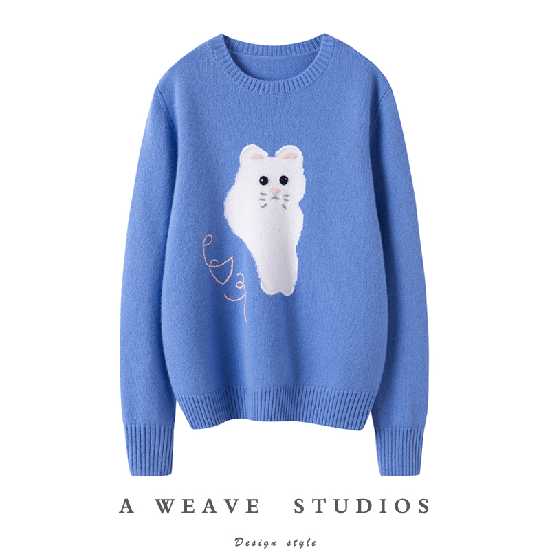 冬凤凰高端100%纯山羊绒衫