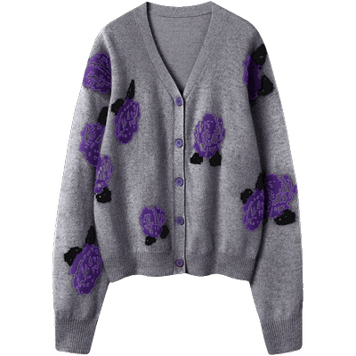 冬凤凰高端100%纯山羊绒衫