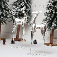 Рождественский железный оленя рождественский магазин окно Большой стилизированный стиль красавица