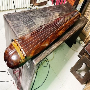 老杉木收藏级蕉叶式古琴纯手工生漆专业演奏实木适合初学者成人