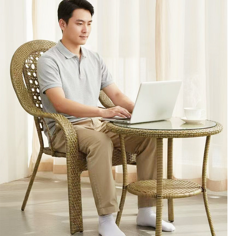 舒适藤编阳台椅休闲椅舒适透气户外家具阳台椅,住宅家具,阳台椅,淘宝优惠券,粉丝福利购,淘宝优惠卷