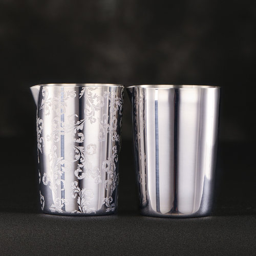 304不锈钢金属调酒搅拌杯 鸡尾酒杯调酒搅拌酒吧杯子Mixing glass