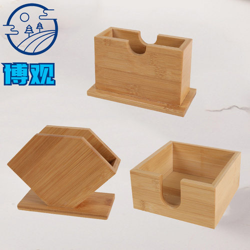 Bamboo tissue boxes, hotels, restaurants, desktop paper box