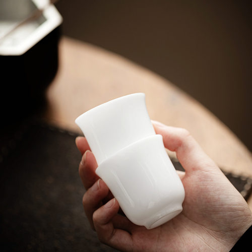 Dehua Ice Seed Ceramic Teacup Single Cup Fragrance Gatherin