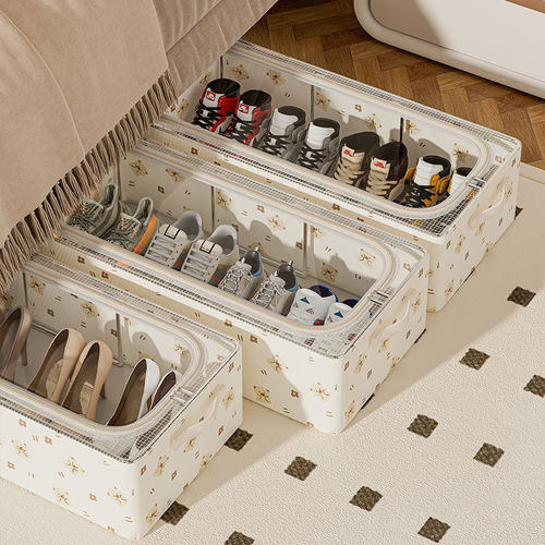 Clothes and pants storage box, foldable steel frame storage