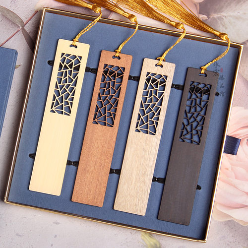 Redwood DIY Bookmark Elegant Window Frame Bookmark Retro St