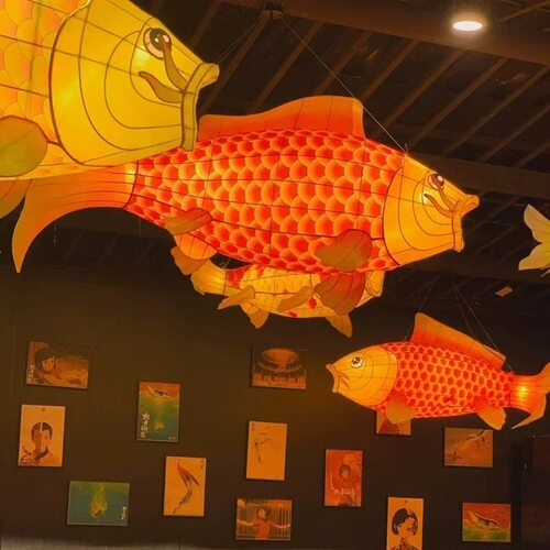 Mid Autumn Goldfish and Koi Lantern, Spring Festival Yuanxi