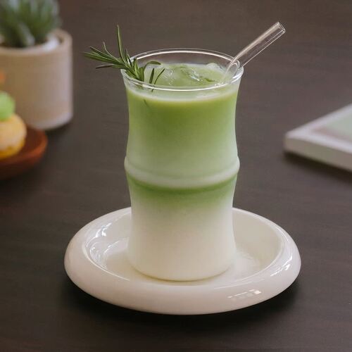 Creative Chinese style bamboo node shaped high borosilicate