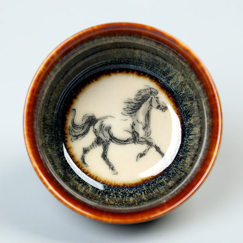 Building a cup with 12 zodiac signs, Year of the Horse, Mas