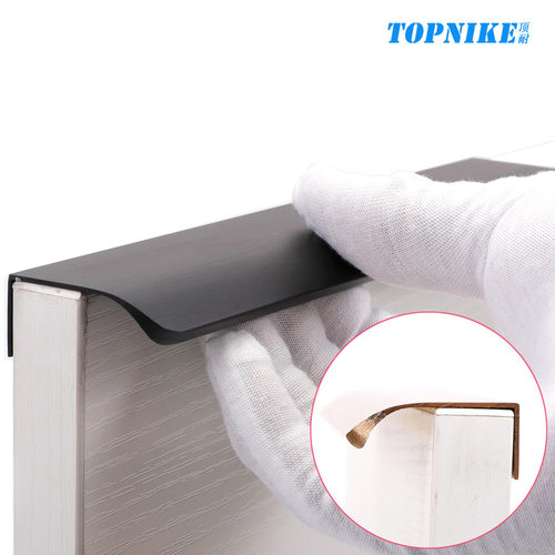 Top resistant modern invisible handle Nordic gold black hid