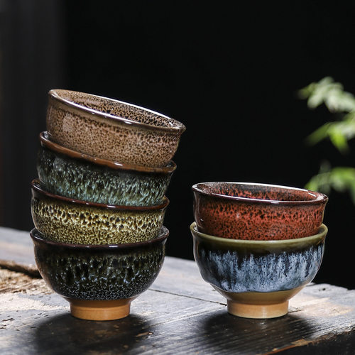 New Ceramic Ceramic Single Cup Household Kung Fu Tea Cup Pe