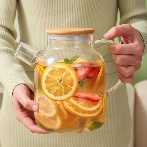 High borosilicate heat-resistant glass teapot, juice cooler