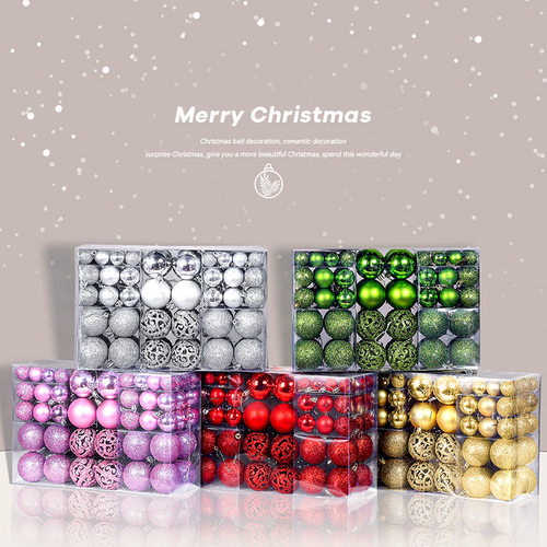 Cross border 36cm electroplated ball painted Christmas ball