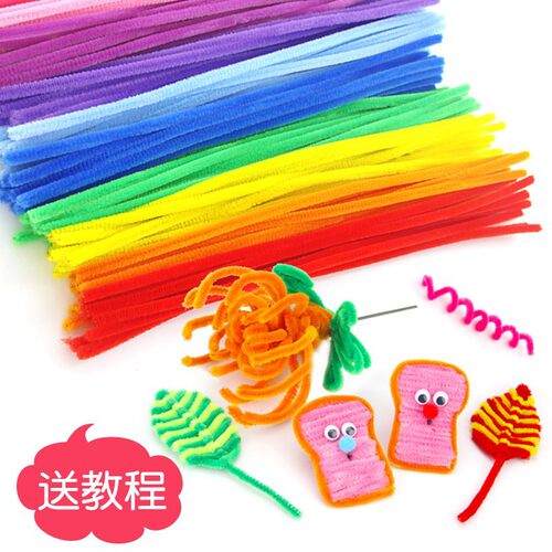 Colorful hair strips, hair roots, twisting sticks, handmade