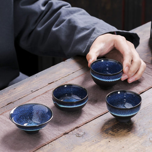 Kiln made tea cup, single cup ceramic tea cup, tea tasting