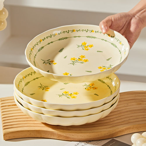 Xiaohongshu Rural Style Plate Vegetable Plate Home Use 2026