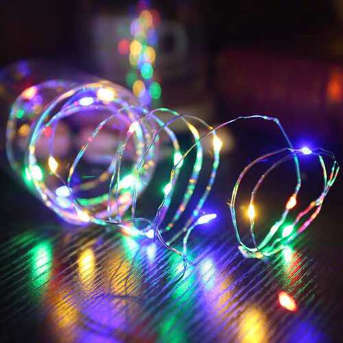LED copper wire lamp outdoor waterproof battery box copper