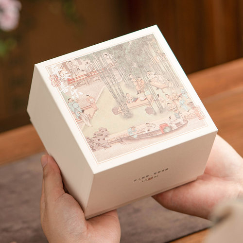 Ping An Joy Tea Set Gift Box for Elderly Companions Gift Pa