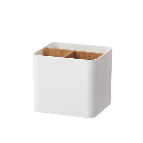 Detachable pen holder, bamboo and wood partition stationery