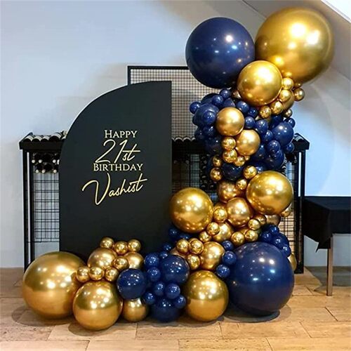 Cross border Amazon Balloon Birthday Set Wreath Arched Wedd