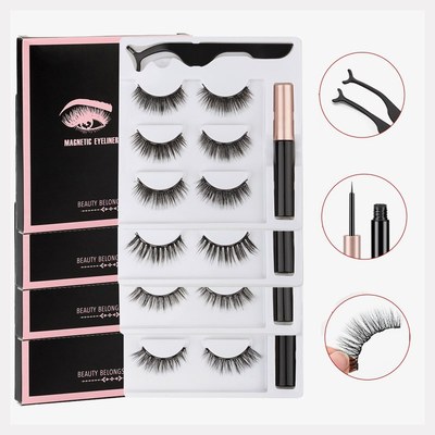 Magnetic Eyelashes Sets False Lashes Repeated Use Waterproof
