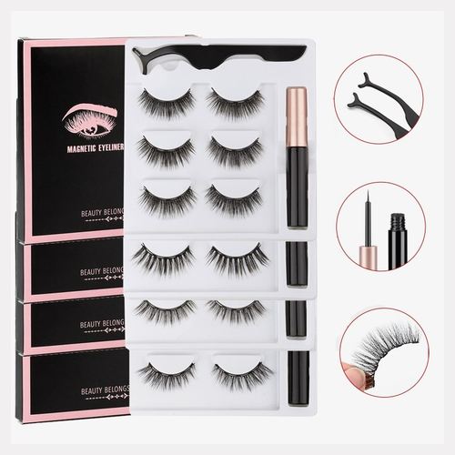 Magnetic Eyelashes Sets False Lashes Repeated Use Waterproof