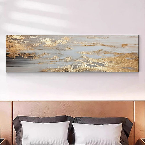 Hotel decoration painting, abstract art wall painting, gran