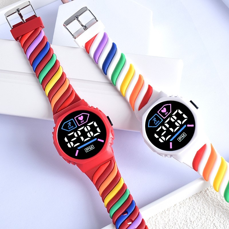 LED Digital Children Kids Watches Wrist watch for Boys Girls