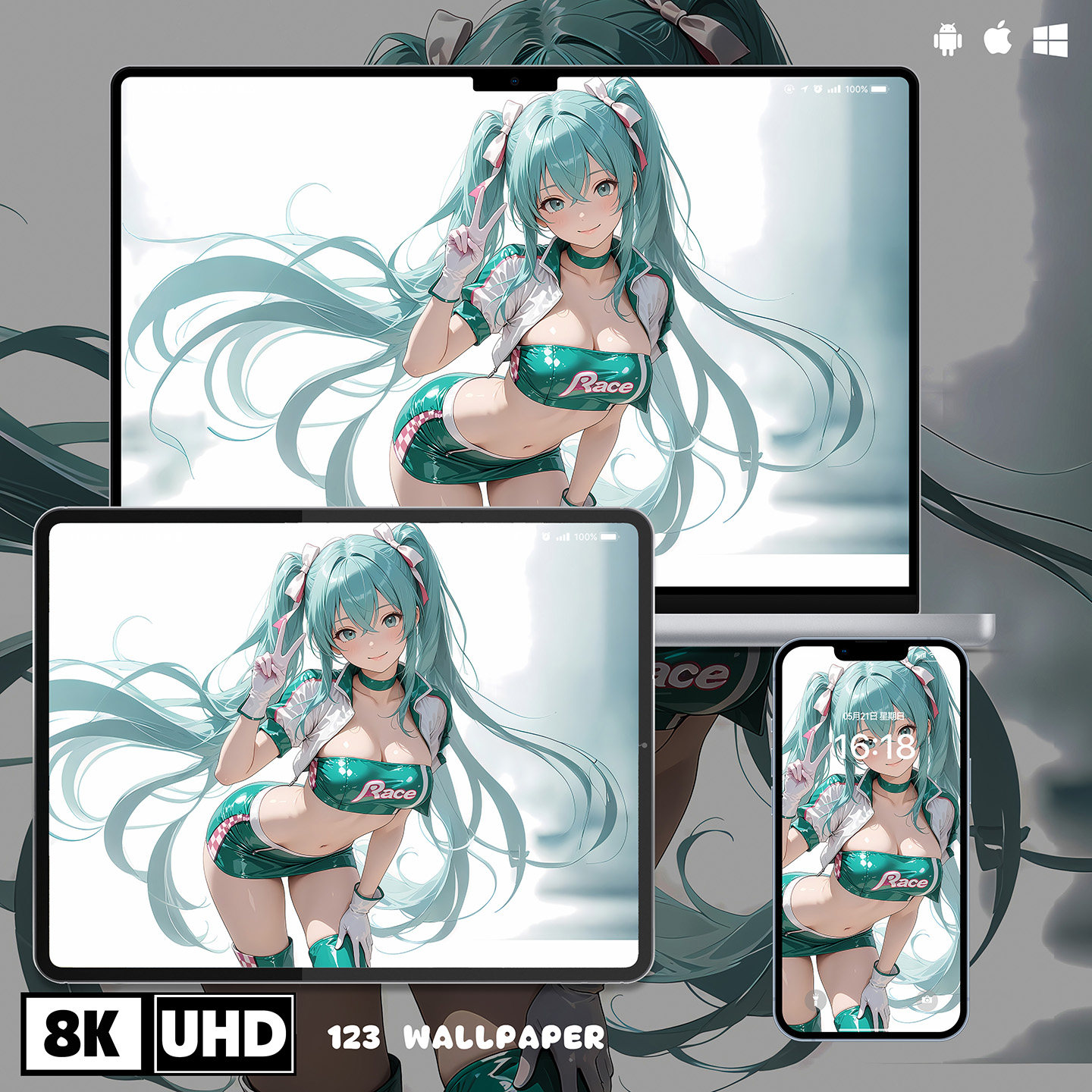 初音未来赛车服酷炫二次元,商务/设计服务,卡通/动漫/插画设计,淘宝优惠券,粉丝福利购,淘宝优惠卷