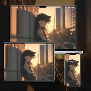 柯南毛利兰二次元 8K超清壁纸iphone苹果安卓手机电脑ipad平板壁纸