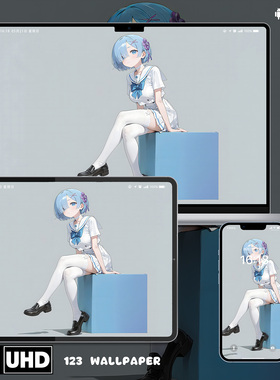 RE0雷姆壁纸插画8K超清壁纸iphone苹果安卓手机电脑ipad平板壁纸