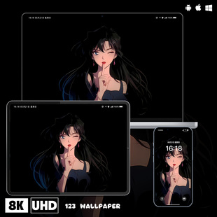 名侦探柯南毛利兰8K超清壁纸iphone苹果安卓手机电脑ipad平板壁纸