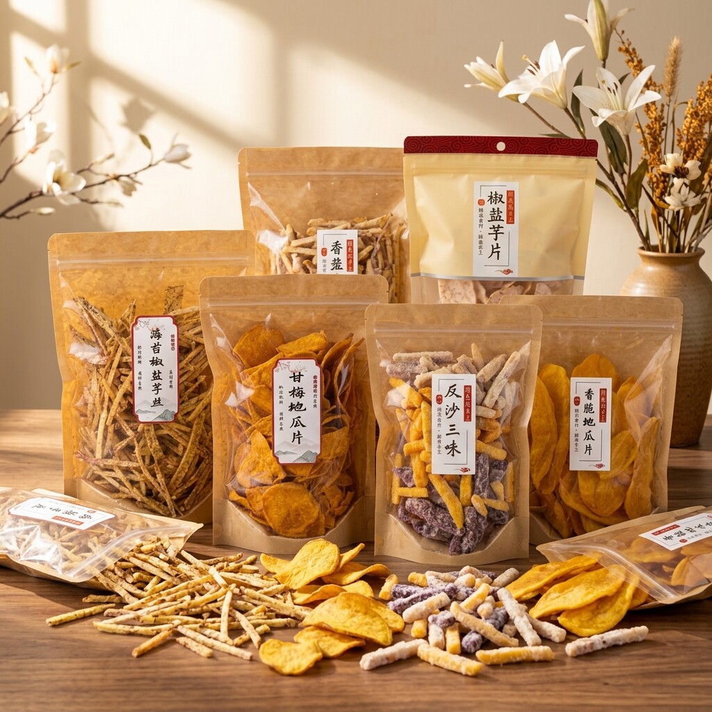 潮汕特产反沙三味地瓜片原切香芋片休闲零食椒盐味网红解馋薯片