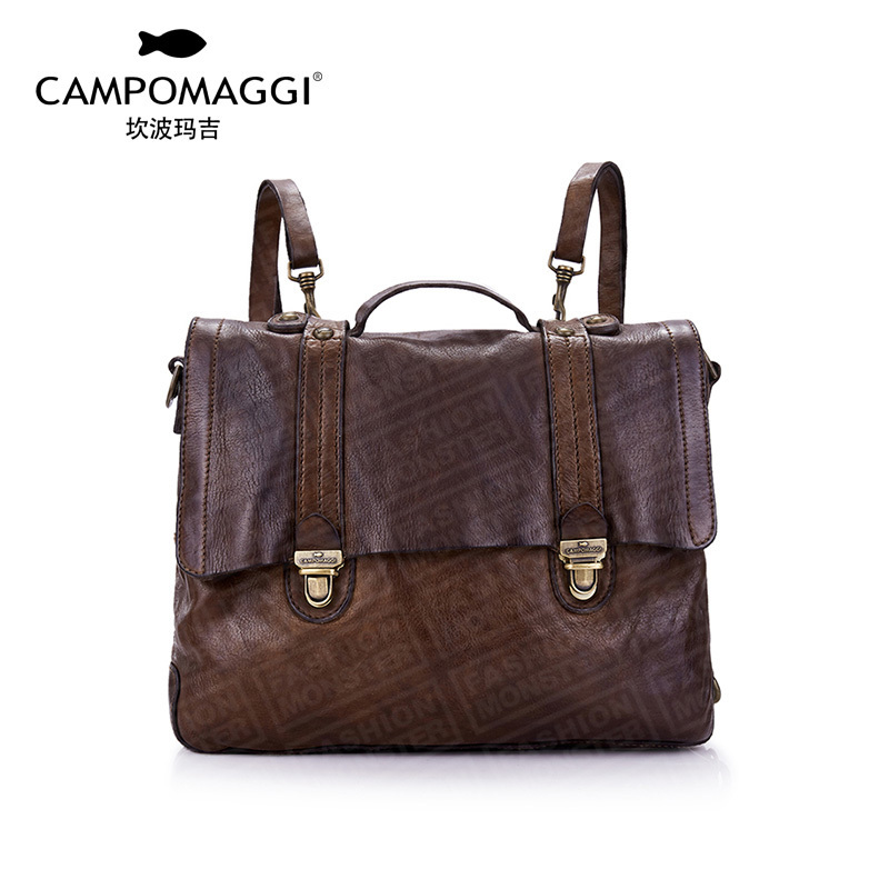 Campomaggi¿²²¨Â꼪Òâ´óÀû¸´¹ÅÊÖ¹¤Ê¯Ï´Å£Æ¤Ñ§Ôº·çË«¼ç±³°ü