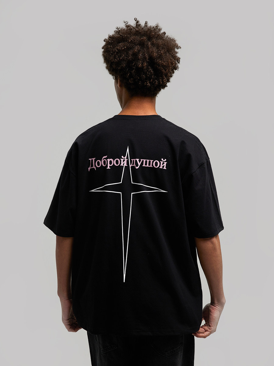 sogoodsoul基础十字星logo短袖潮牌嘻哈街头印花宽松男女t恤纯棉