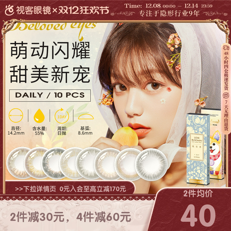 新品上市，双眼光度不同请买2盒！