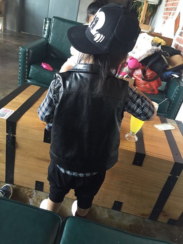 Gilet enfant DIUDIUAI en cuir - Ref 2068796 Image 5