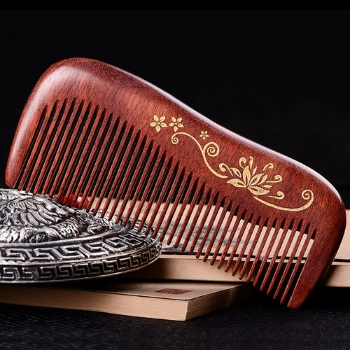 Натуральная расческа из сандалового дерева, кудрявый массажер, подарок на день рождения