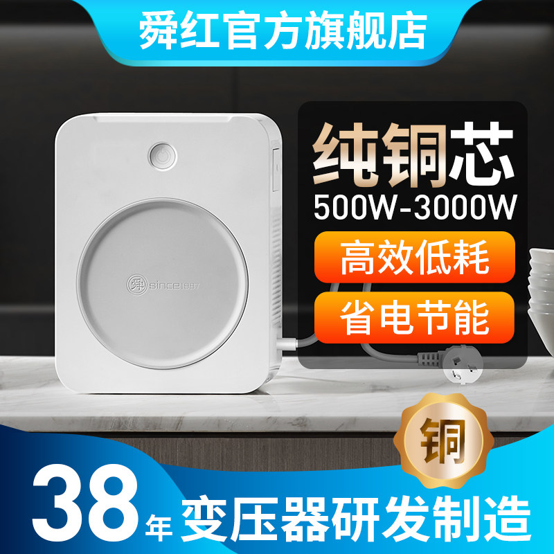舜红纯铜变压器220v转110v100v电源电压转换器110v转220v全铜日本