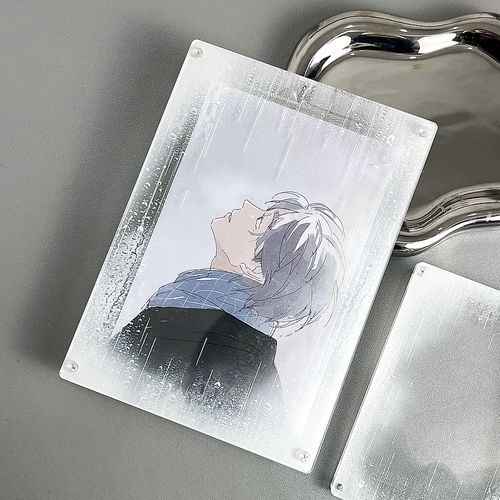 有谷怪 水痕雨季谷美大框展示道具小框小卡立牌收纳桌面摆件