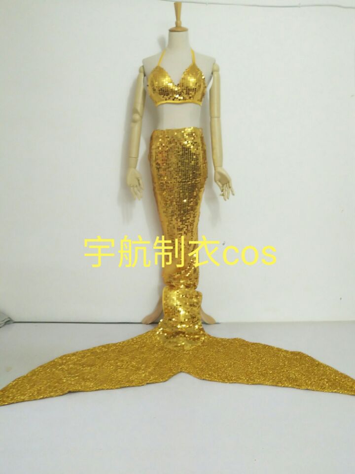 cosplay 成人美人鱼 cos 服装影楼摄影 演出 鱼尾巴 服装定制