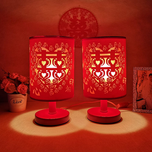 长明灯结婚婚房床头灯浪漫红色