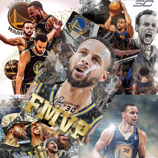 NBA球星斯蒂芬周边写真宿礼品礼物新款 1套8张 opp袋装 库里海报