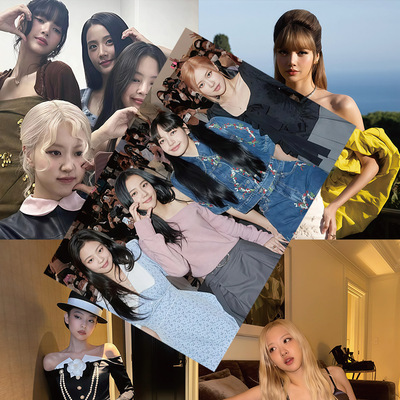 Blackpink官方授权8张海报套装礼
